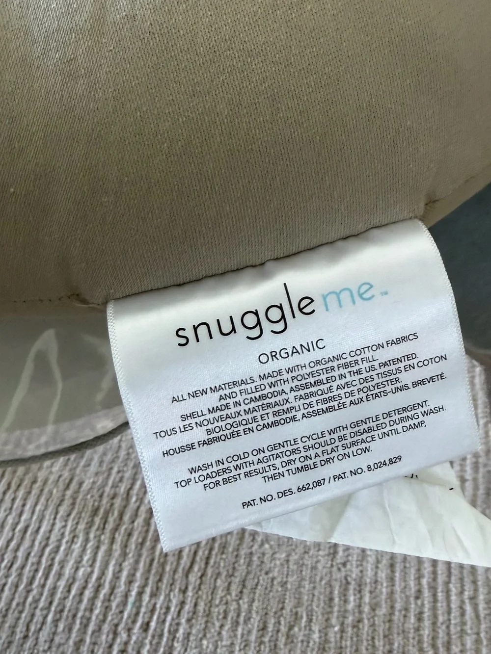 Snuggle Me original infant